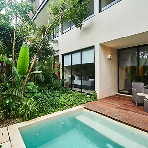 Premium Retreat With Private Pool And Terrace In Aldea Zama Mexico